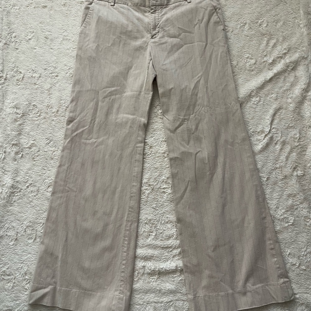GAP Women's Beige Wide Leg Pants